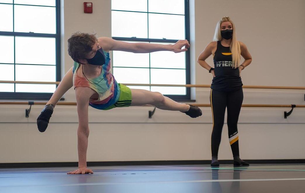 Young Dancer Studying During Private Lessons from Baldwin Wallace Dance Instructor